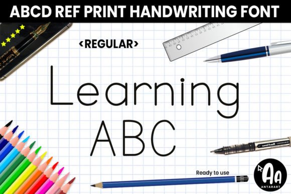 Abcd Ref Regular: A Practical Font for Education and Design