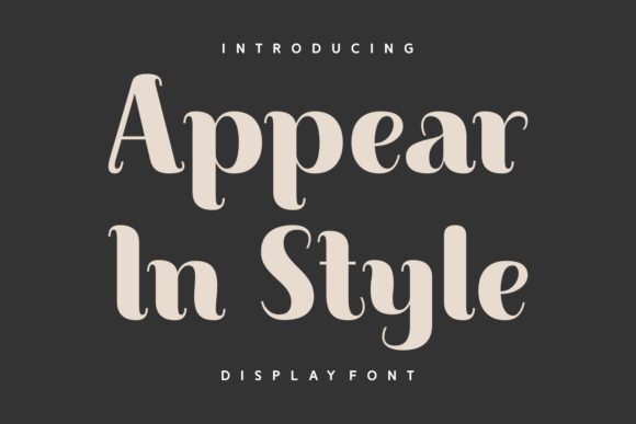 Appear in Style: More Than Just a Serif Font