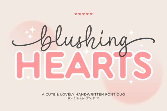Blushing Hearts Duo: Crafting Warmth in Your Designs