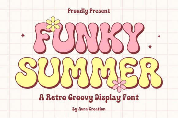 Capture Sunshine and Retro Fun with the Funky Summer Typeface