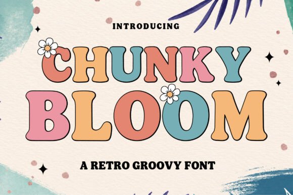 Chunky Bloom: Infusing Retro Groove into Modern Designs