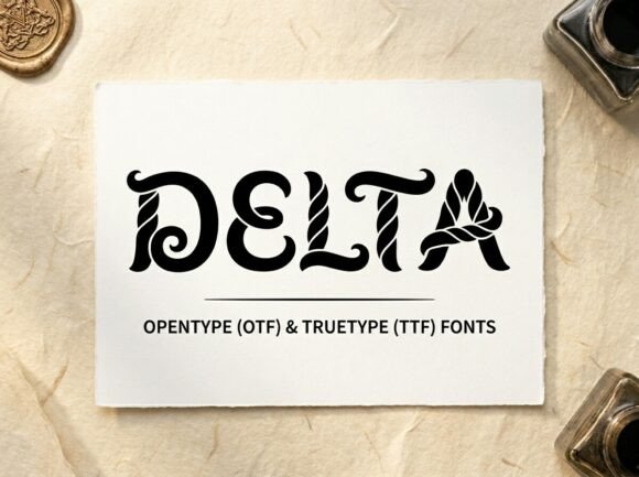 Delta: A Typeface That Tells a Seafaring Story