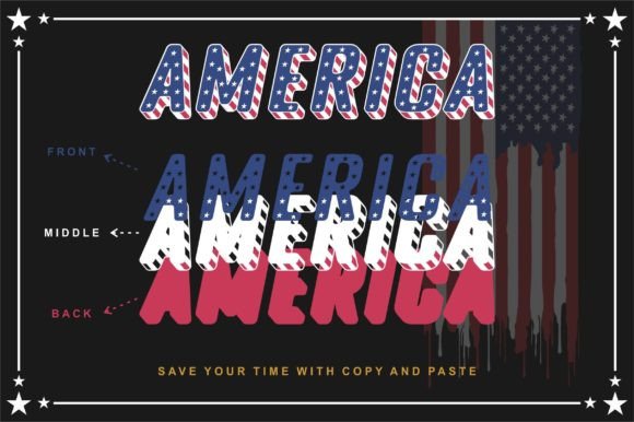 Freedom USA: A Patriotic Display Font for Bold Projects