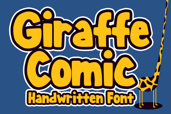 Giraffe Comic: The Playful Typeface for Bold Brands