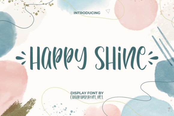 Happy Shine Font: Infusing Modern Joy Into Your Creative Projects