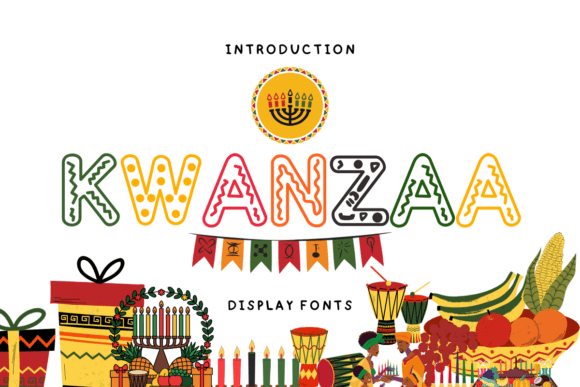 Kwanzaa: A Typeface for Cultural Celebration and Vibrant Design