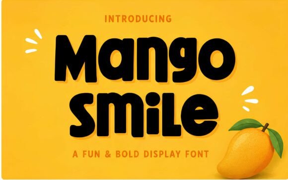 Mango Smile: A Playful Typeface for Bold Branding