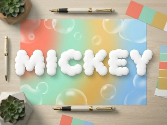 Mickey: The Playful Bubble Font for Creative Brands