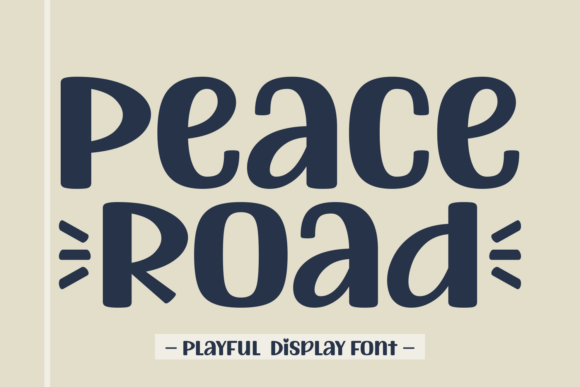 Peace Road: The Display Font Collection for Modern Creators