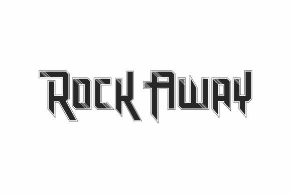 Rock Away Font: Where Speed Meets Sound in Design