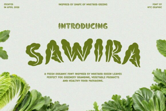 Sawira: A Fresh Take on Organic Display Typography