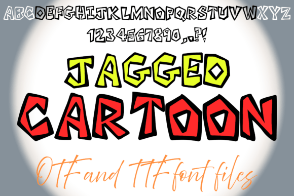Unleash Creative Energy with Jagged Cartoon